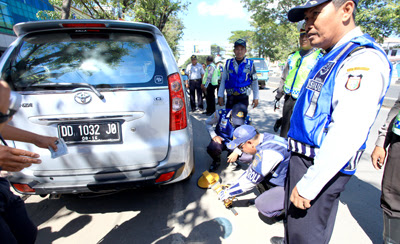 PENERTIBAN PARKIR JALAN PROTOKOL A.P. PETTARANI MAKSAAR